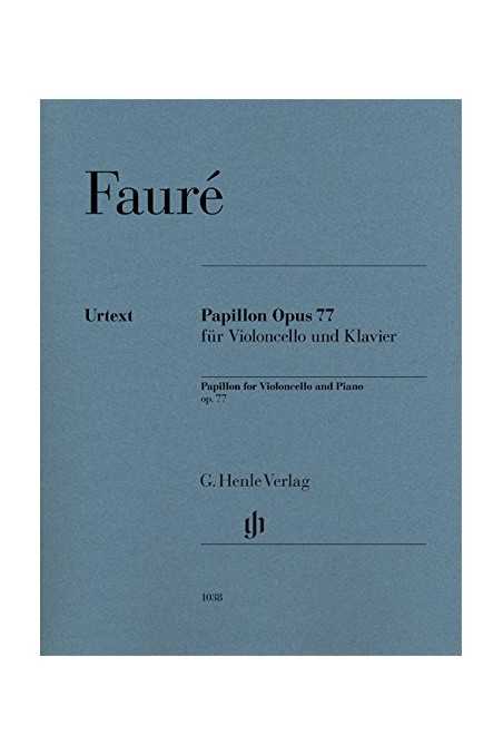 Faure Papillon Opus 77 (Henle) For Cello