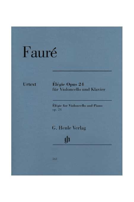 Faure, Elegie Opus 24 For Cello And Piano