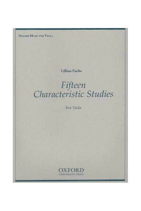 Fuchs, Fifteen Characteristic Studies Viola (Oxford)