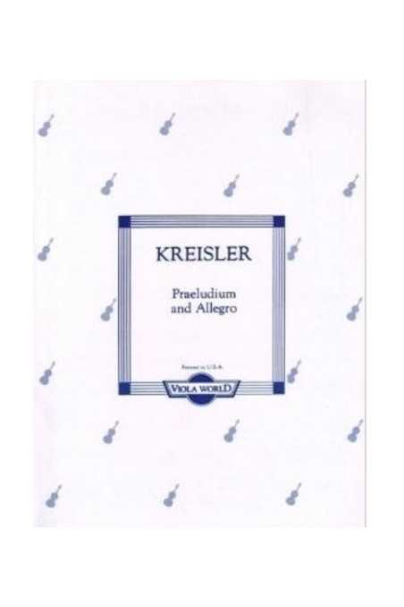 Kreisler Praeludium And Allegro (Viola World)