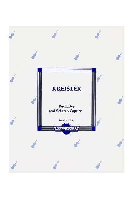 Kreisler Recitativo And Scherzo-Caprice (Viola World)