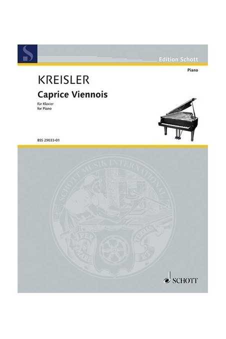 Kreisler, Caprice Viennois For Violin (Schott)