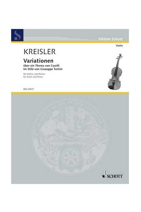 Kreisler, Variationen (Schott)