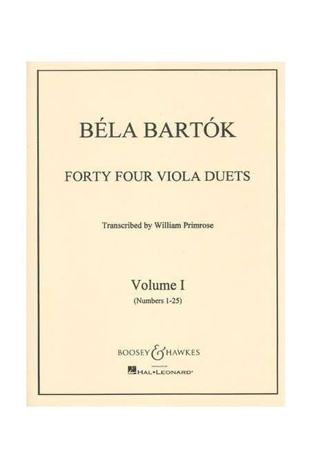 Bartok Duets For Two Violas Vol. 1 (Universal)