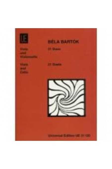 Bartok 21 Duets For Viola & Cello (Universal)