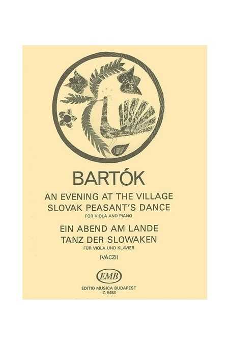 Bela Bartok - An Evening In The Village - Slovak Peasant Dance Viola And Piano