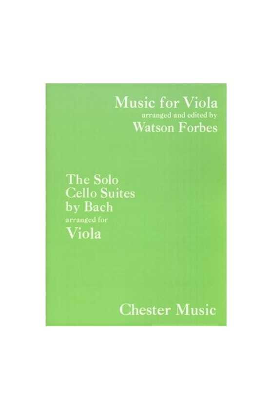 Bach Solo Cello Suites Arranged For Viola (Chester Music)