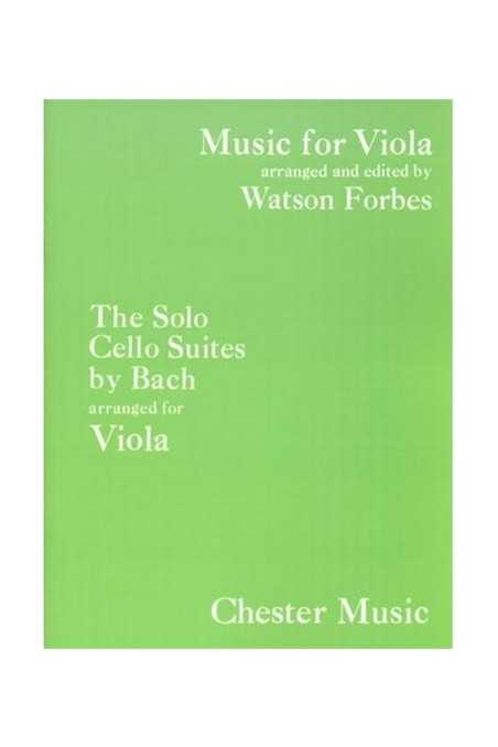 Bach Solo Cello Suites Arranged For Viola (Chester Music)