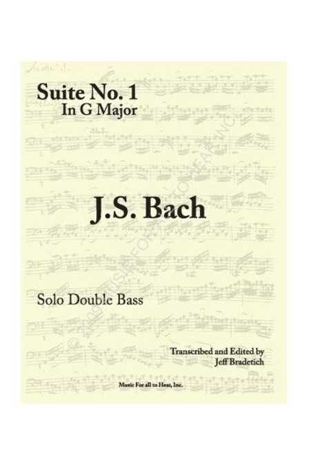 Bach, Suite No 1 In G For Double Bass