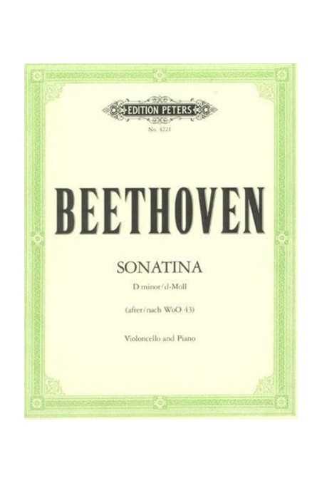 Beethoven, Cello Sonatina In D Min (Peters)