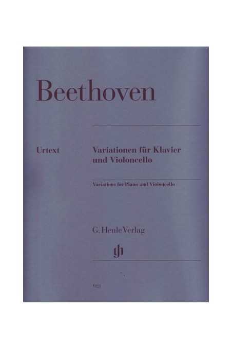 Beethoven, Variations For Cello And Piano (Henle)