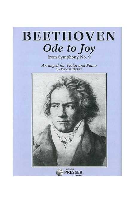 Beethoven, Ode To Joy From Symphony No 9 For Violin And Piano