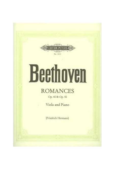 Beethoven, Romances Op. 40 And Op. 50 For Viola (Peters)