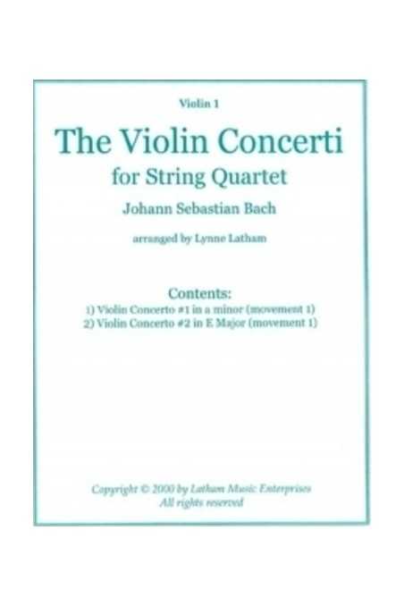 Bach The Violin Concerti For String Quartet (Latham)