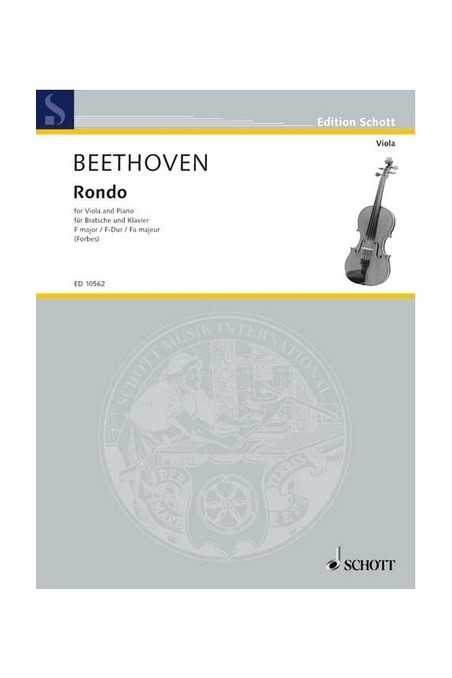 Beethoven, Rondo For Viola (Schott)