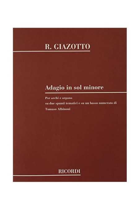 Adagio In G Minor By Giazotto (Ricordi) For Violin And Piano