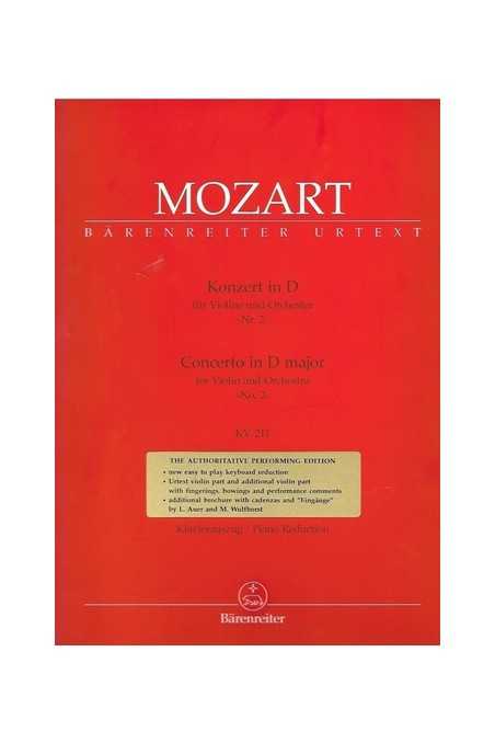 Mozart Concerto In D Major K211 (Barenreiter)