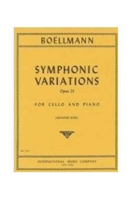 Boellmann, Symphonic Variations Op. 23 For Cello (IMC)