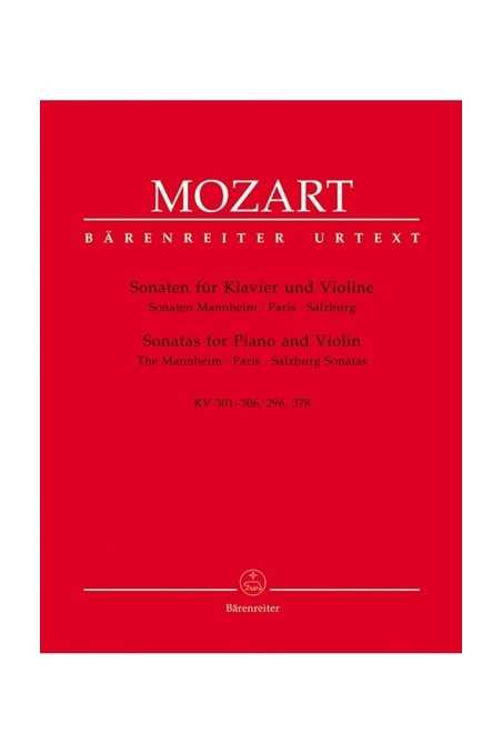 Mozart, Early Sonatas Vl 1 For Violin (Barenreiter)