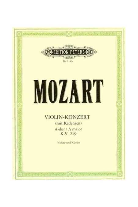 Mozart, Eine Kleine Nachtmusik For Violin KV525 (Peters)
