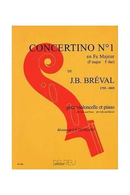 Breval, Concertino No 1 In F Major For Cello And Piano