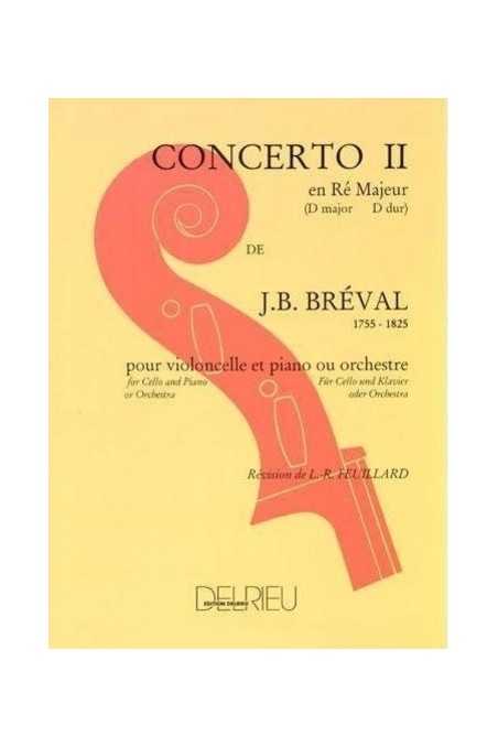 Breval, Concerto 2 In D Major For Cello