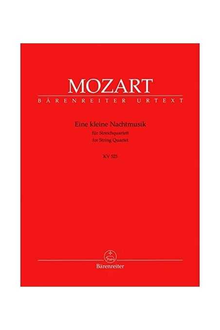 Mozart Eine Kleine Nachtmusik For String Quartet (Barenreiter)