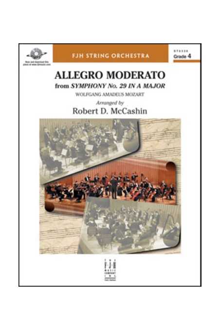 Allegro Moderato From Symph. No. 29, Mozart Arr. McCashin (FJH)