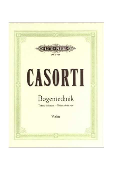Casorti, Bow Technique Op. 50 (Peters)