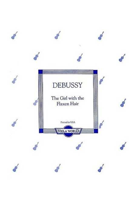 Debussy, The Girl With The Flaxen Hair For Viola (Viola World)