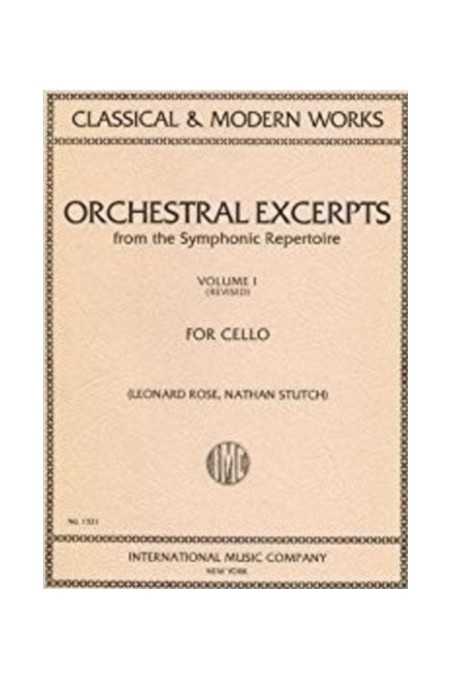 Orchestral Excerpts for Cello Vol1
