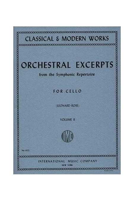 Orchestral Excerpts for Cello Vol2