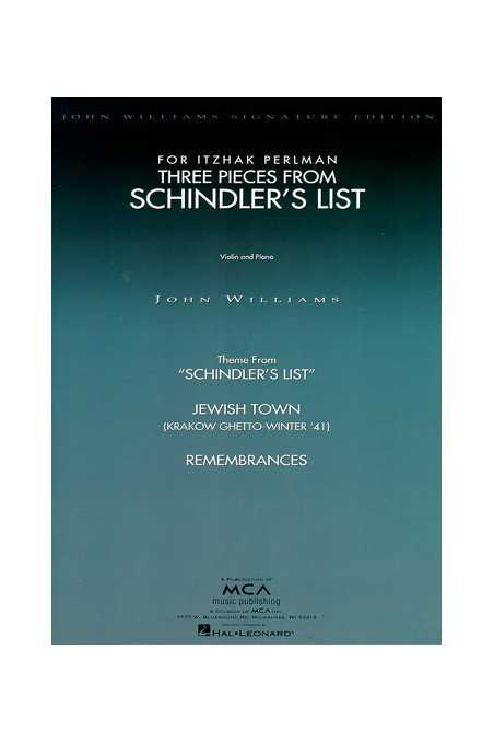 Schindlers List For Violin By Williams