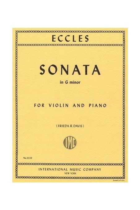 Eccles, Sonata in G minor For Violin And Piano (IMC)