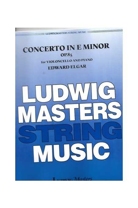Elgar, Concerto In E Minor Op 85 For Cello And Piano (Ludwig Masters)