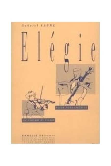 Faure, Elegie For Cello (Hamelle)
