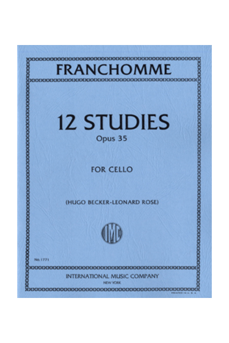 Franchomme, 12 Studies For Cello