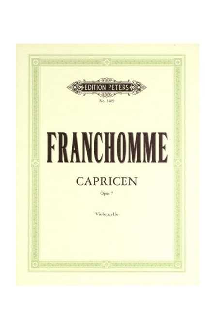 Franchomme, Capricen Op.7 For Cello (Peters)