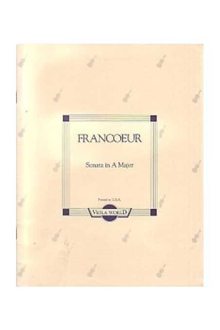 Francoeur, Sonata In A For Viola (Viola World)