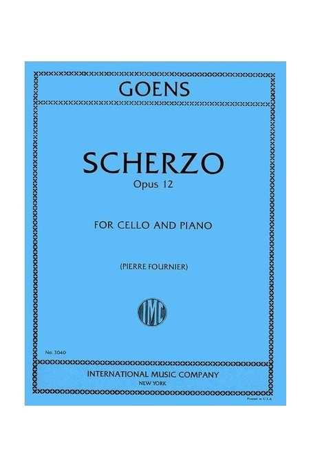 Goens, Scherzo Op.12 For Cello (IMC)