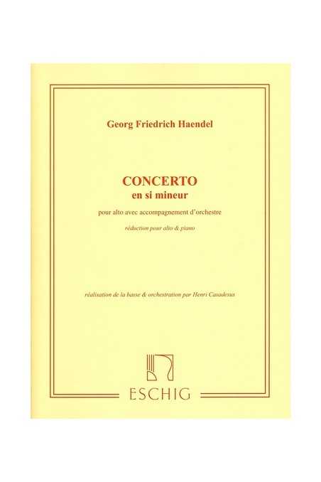 Handel (Casadesus), Concerto For Viola (Eschig)