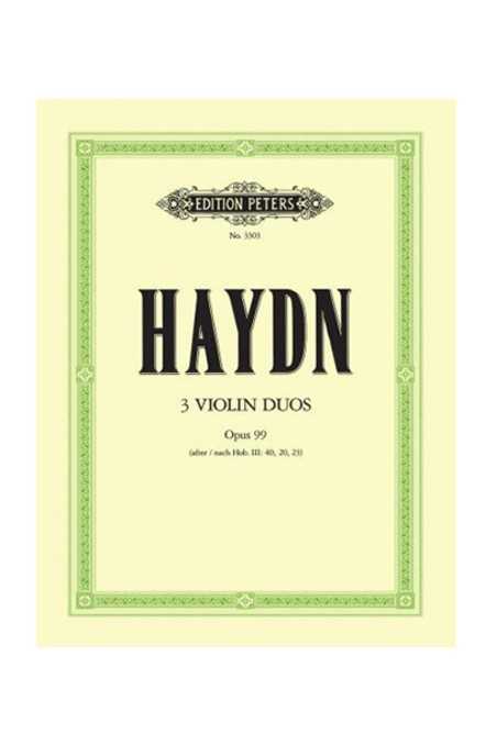 Haydn 3 Violin Duos Op. 99 (Peters)