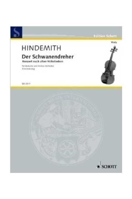 Hindemith, Der Schwanendreher For Viola And Orchestra (Schott)