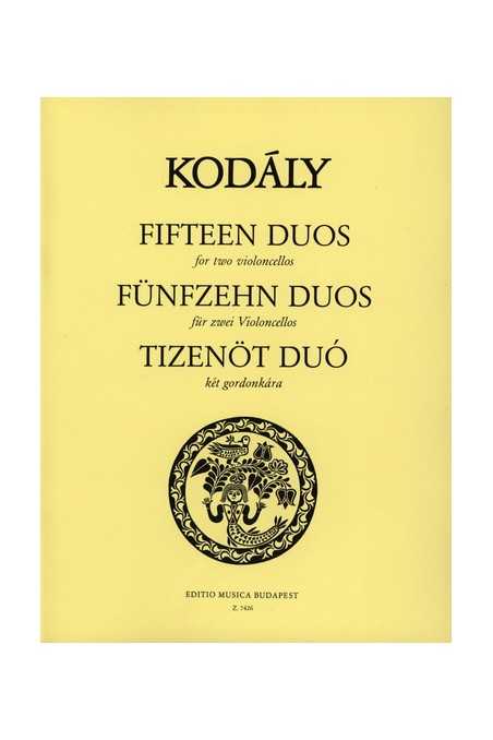 Kodaly Fifteen Duets For 2 Cello (EMB)