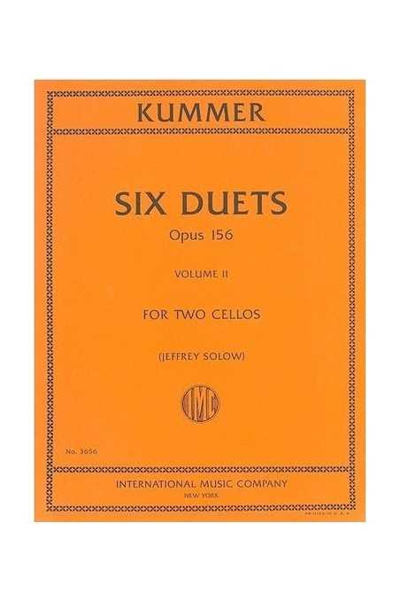 Kummer, Six Duets For Two Cellos, Book II (Nos. 4-6) Opus 156