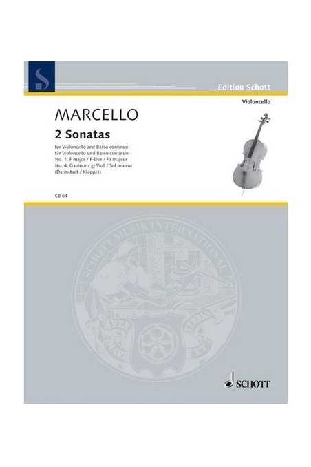 Marcello, 2 Sonatas G Minor And F Major For Viola (IMC)