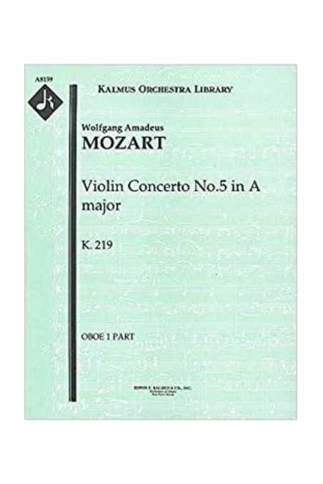 Mozart, Violin Concerto No. 5 In A Major (Kalmus)