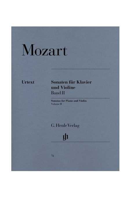 Mozart, Sonatas No7-12 K296 K376-K380 For Violin And Piano Vol 2 (Henle)