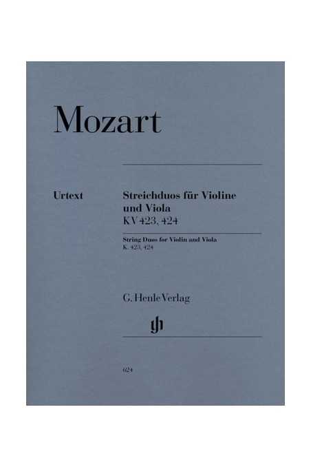 Mozart Duets For Violin And Viola KV423 And KV424 (Henle)