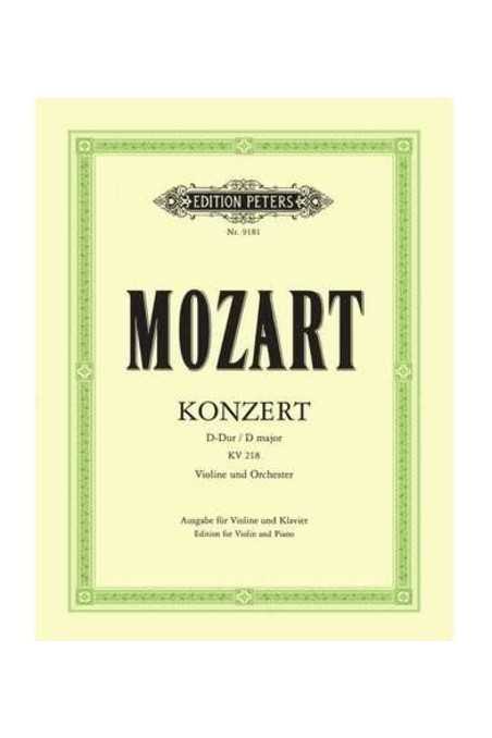 Mozart, Violin Concerto No 4 in D Major K. 218 (Peters)